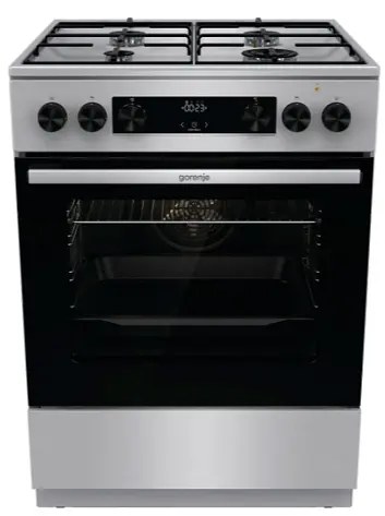 Комбінована плита Gorenje GKS6C70XJ (FM6A4D-JPJDB) (6851428)