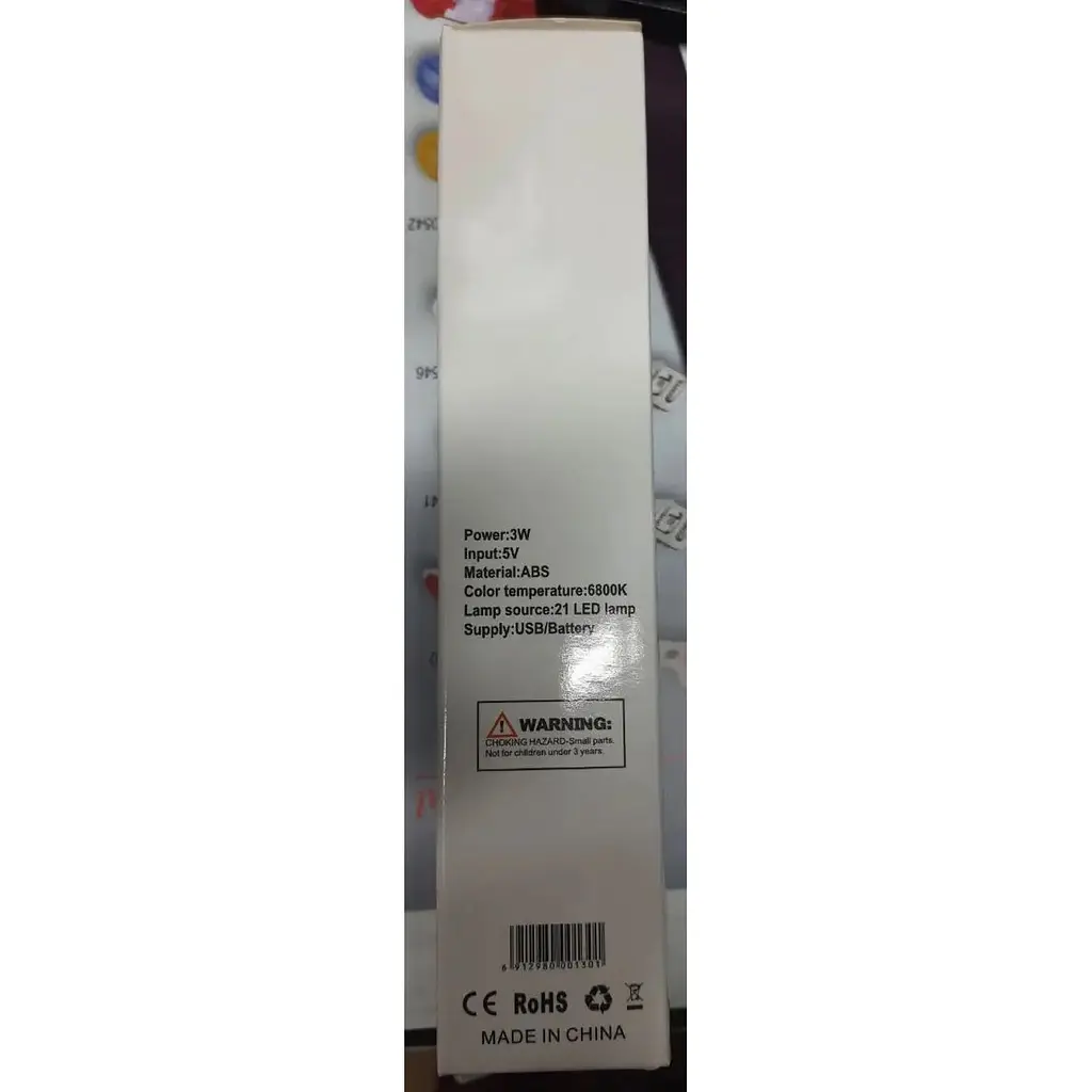 Настольная LED лампа Folding Table LED Lamp 8005 с аккумулятором 4 Вт белая - фото 2