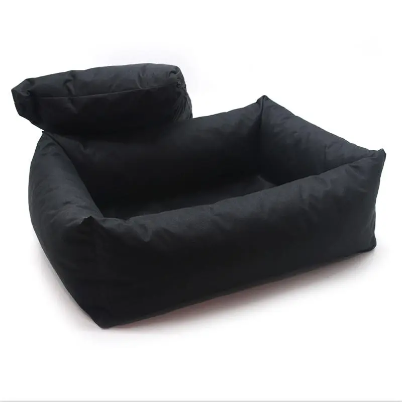 Лежак для собак и кошек Zoo-hunt Шик черный №2 50x70х20 см - фото 4