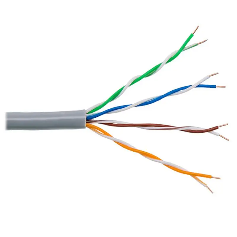 Кабель вита пара Atcom (60707) Premium FTP, 4x2x0.51мм, СU, CAT6, 1Gb/s, мідь, 305м