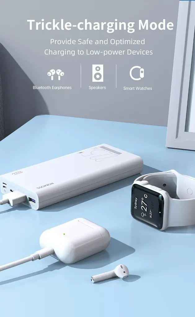 Універсальна мобільна батарея Romoss Sense6F 20000mAh 22.5W White (PPH80-611-1121H) - фото 4