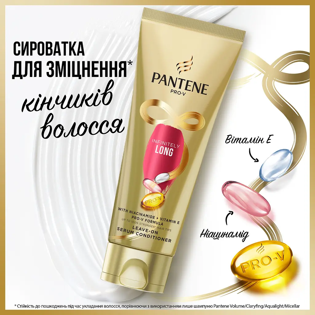 Сироватка для волосся Pantene Pro-V Infinitely Long незмивна 200 мл - фото 3