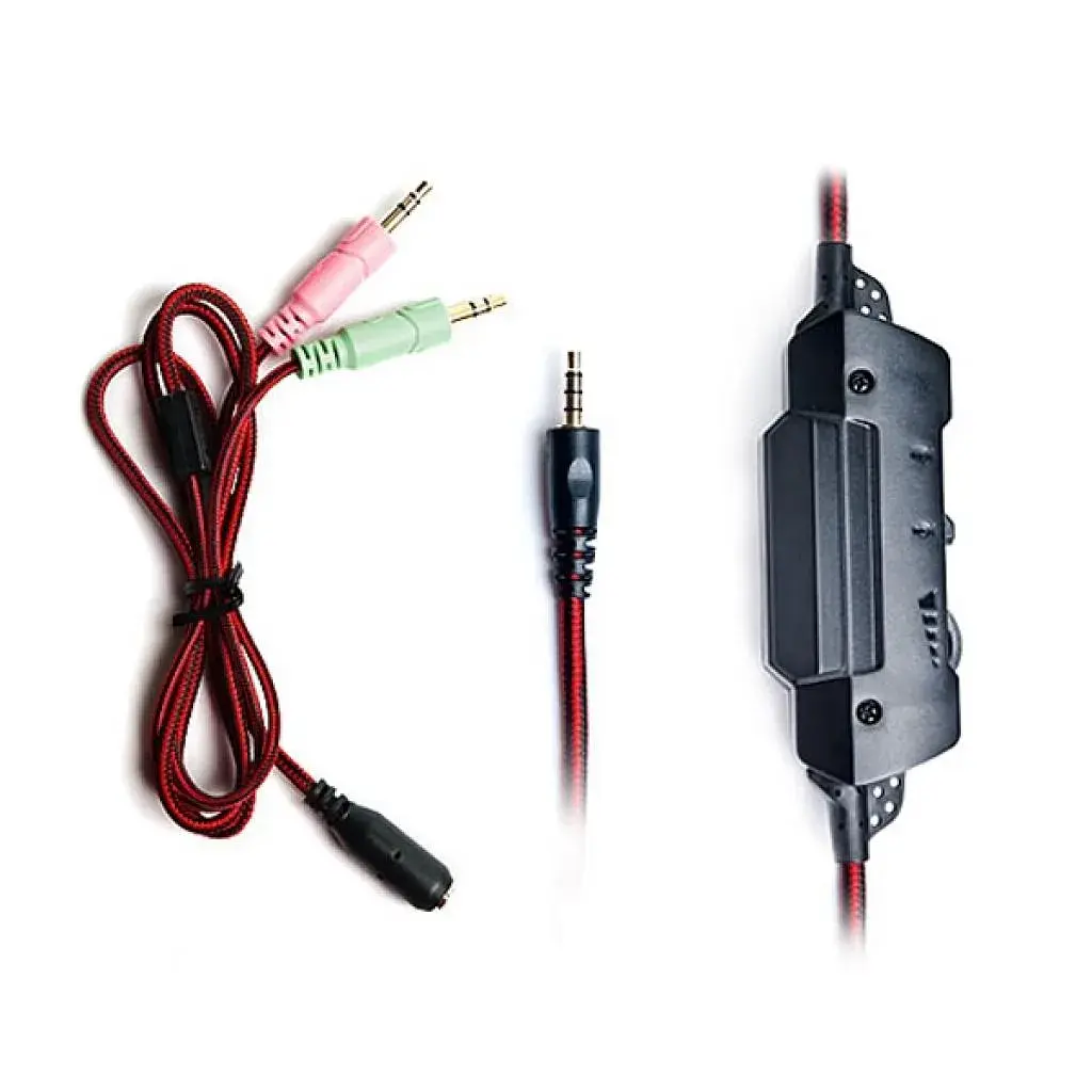 Навушники REAL-EL GDX-7600 Black/Red (EL124100028) - фото 7