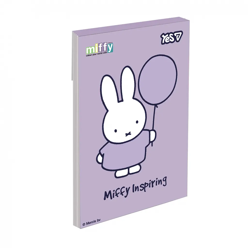 Блокнот Yes Miffy А7 48 аркушів клітинка 1 шт. в асортименті (152566) - фото 3
