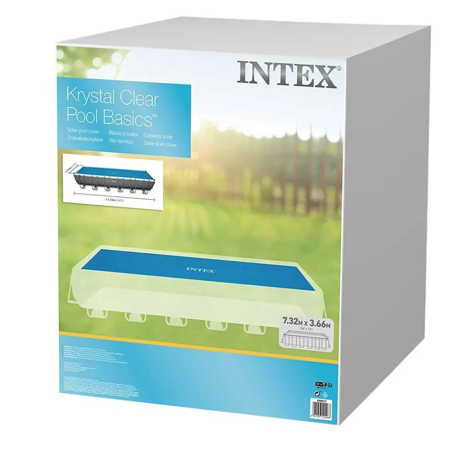Теплозберігаюче покриття (солярна плівка) для басейну Intex 28017T 716-346 см - фото 3