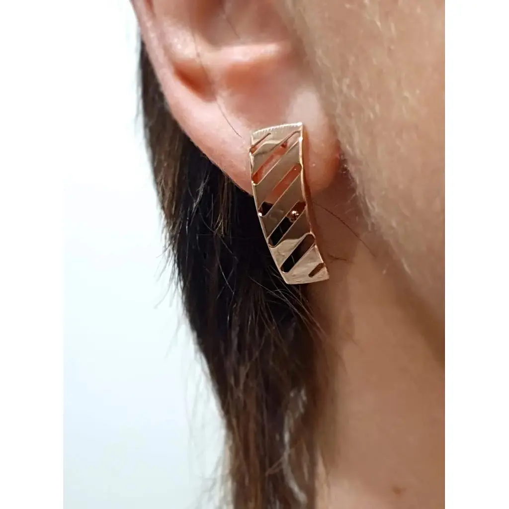 Золоті сережки Tango. 470385 - фото 2