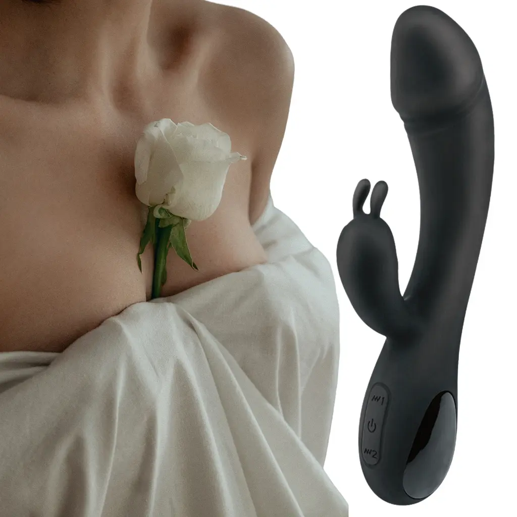 Вибратор-кролик Fierce Euphoria Lust Electro Waves 19.5 см чёрный - фото 5