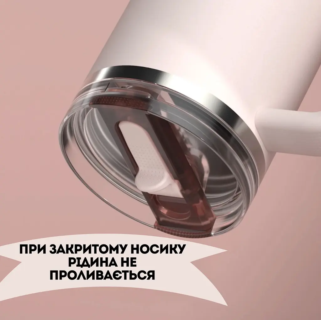 Термос термочашка Stanley Quencher ProTour Flip Straw Tumbler з нержавіючої сталі White 1,18 л KT7001989 - фото 4