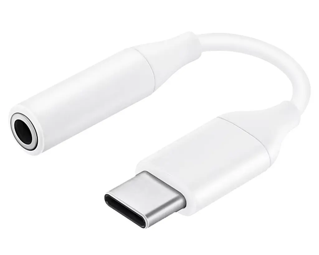 Перехідник для навушників Samsung USB Type C To 3.5mm Aux Adapter Type-c 3 5 Jack Білий