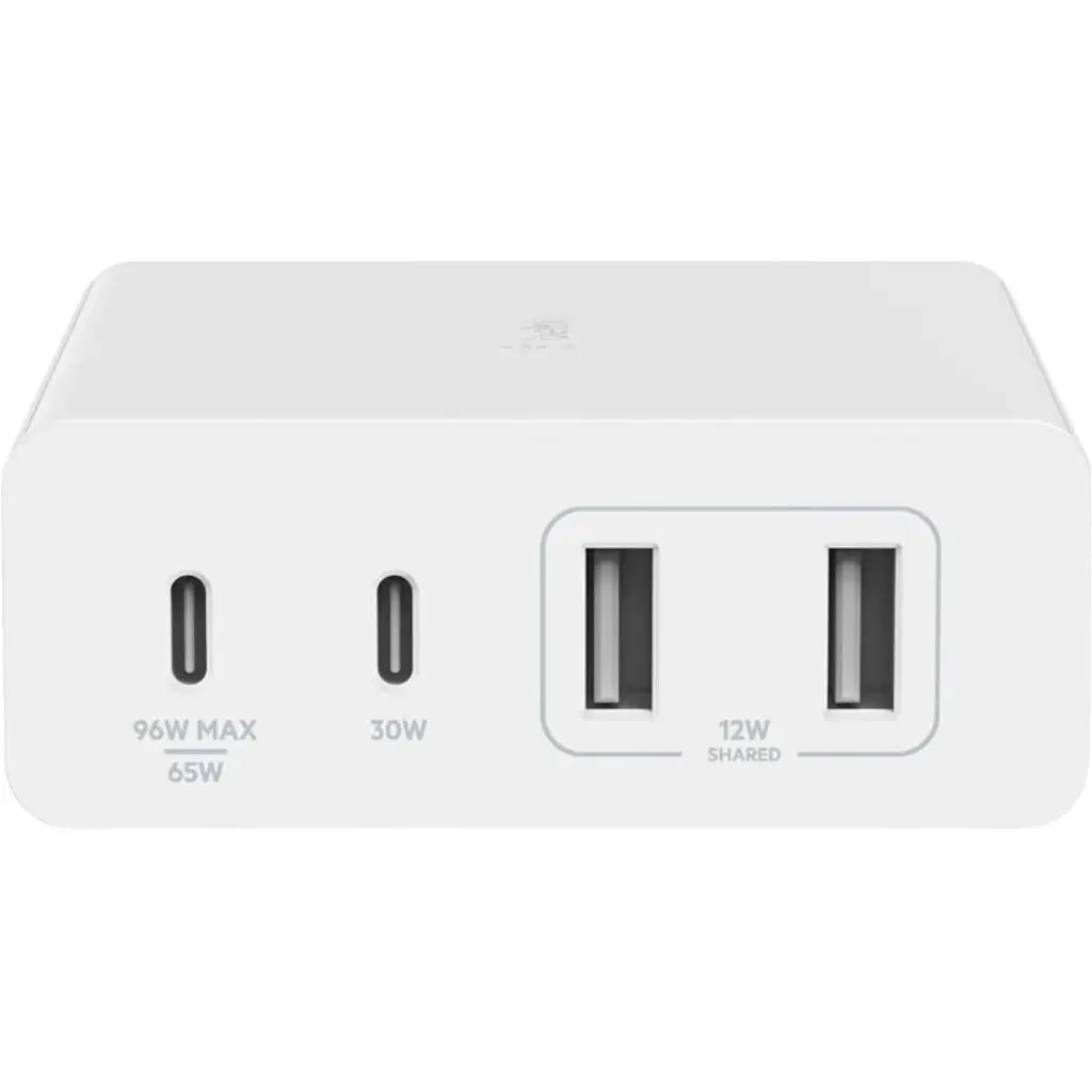 Мережевий зарядний пристрій Belkin Boost Up Charge Pro GaN 4-Ports Charger 108W White (WCH010VFWH) [158903] - фото 2
