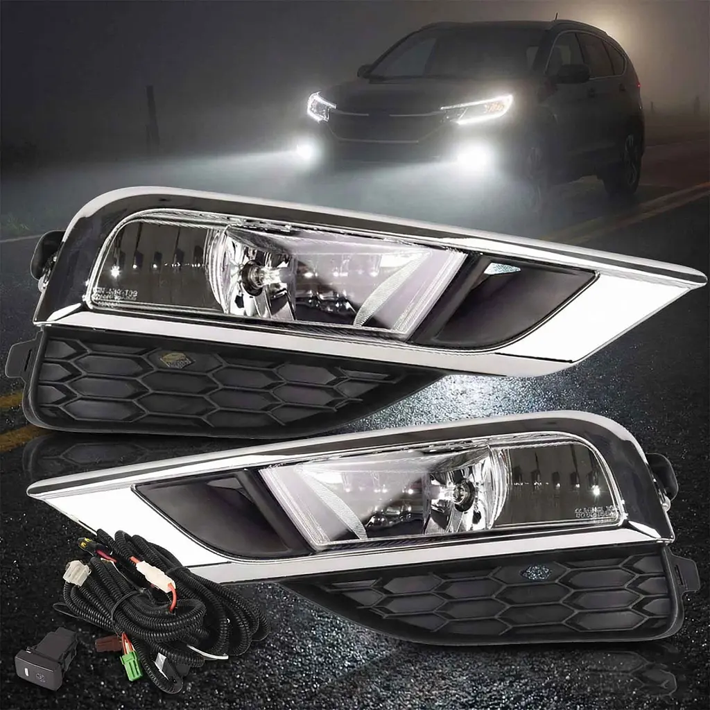 LED Протитуманні фари для Honda CR-V 2015-16 H8 35W з проводкою Комплект (HD-796) - фото 2
