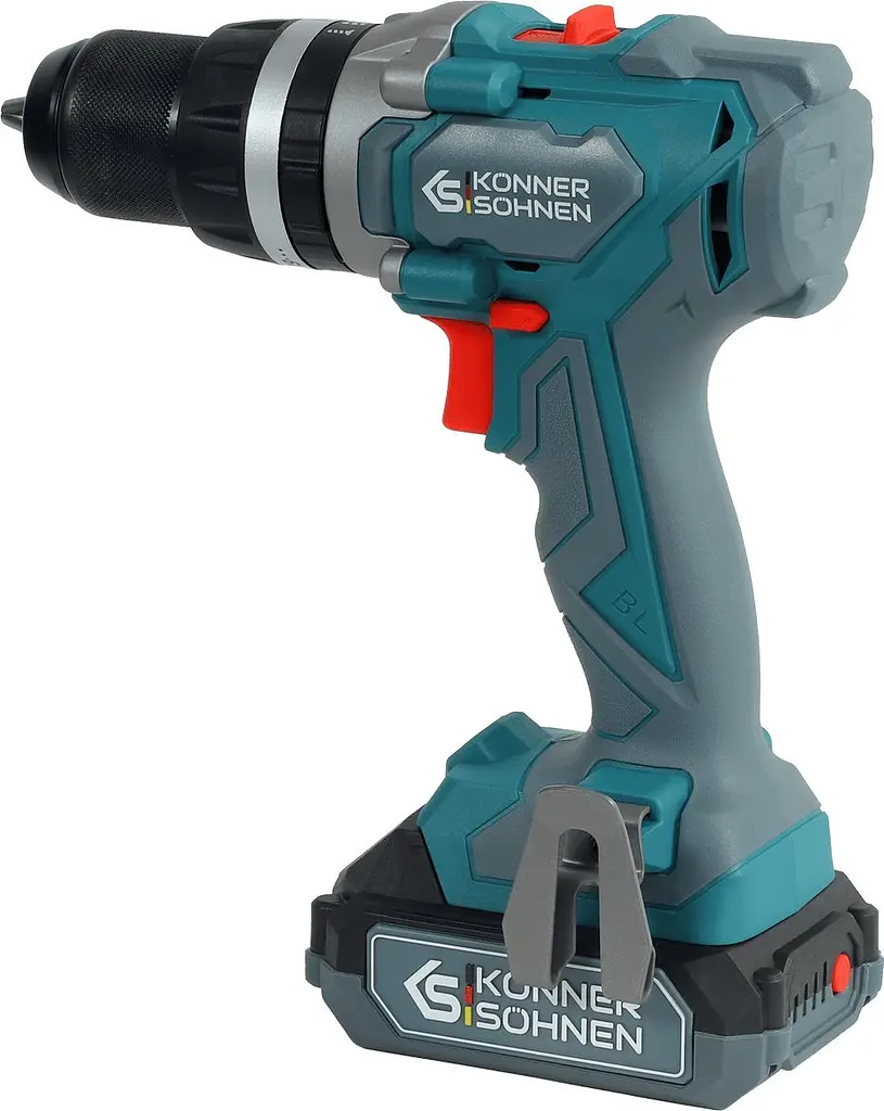Konner & Sohnen Set of two cordless tools KS IDISD 20V SET 2 PLUS 20V impact screwdriver-drill, impact screwdriver KS ISD20V-260-4, ZP 2A battery 2x2A·h case 6kg - фото 8