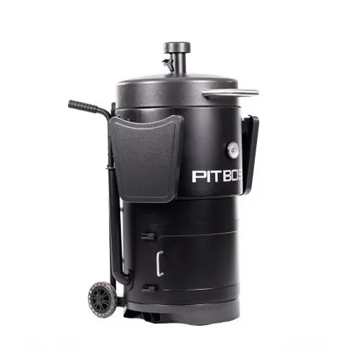 Вугільний смокер Pit Boss Champion бочкова форма коптильня-гриль (10806) - фото 2