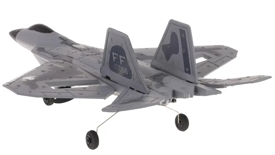 Літак винищувач на радіокеруванні дитячий Ramiz Raptor F-22 з LED-підсвіткою - фото 4