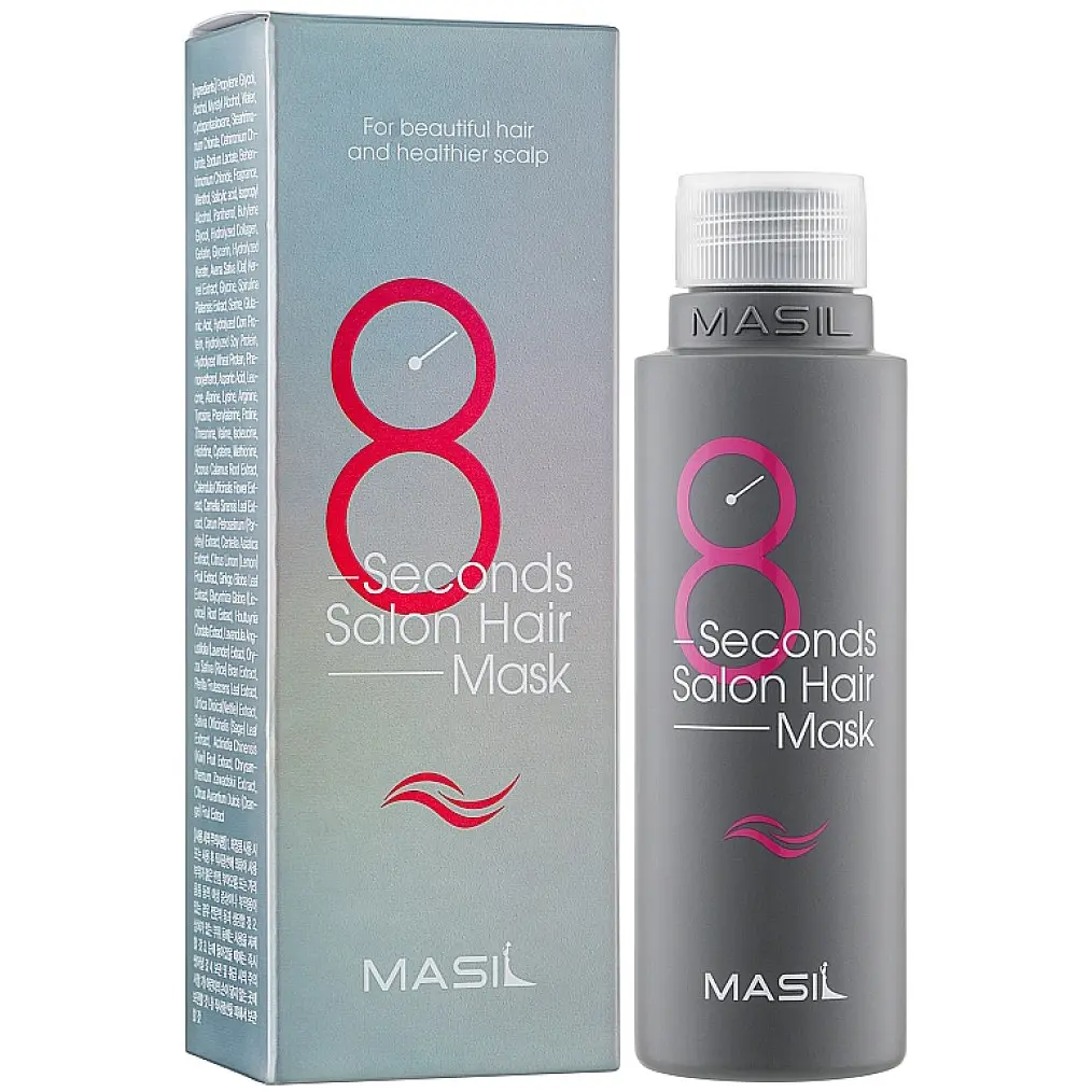 Маска филлер для восстановления и гладкости волос Masil 8 Seconds Salon Hair Mask 100 мл (BT19389) - фото 2
