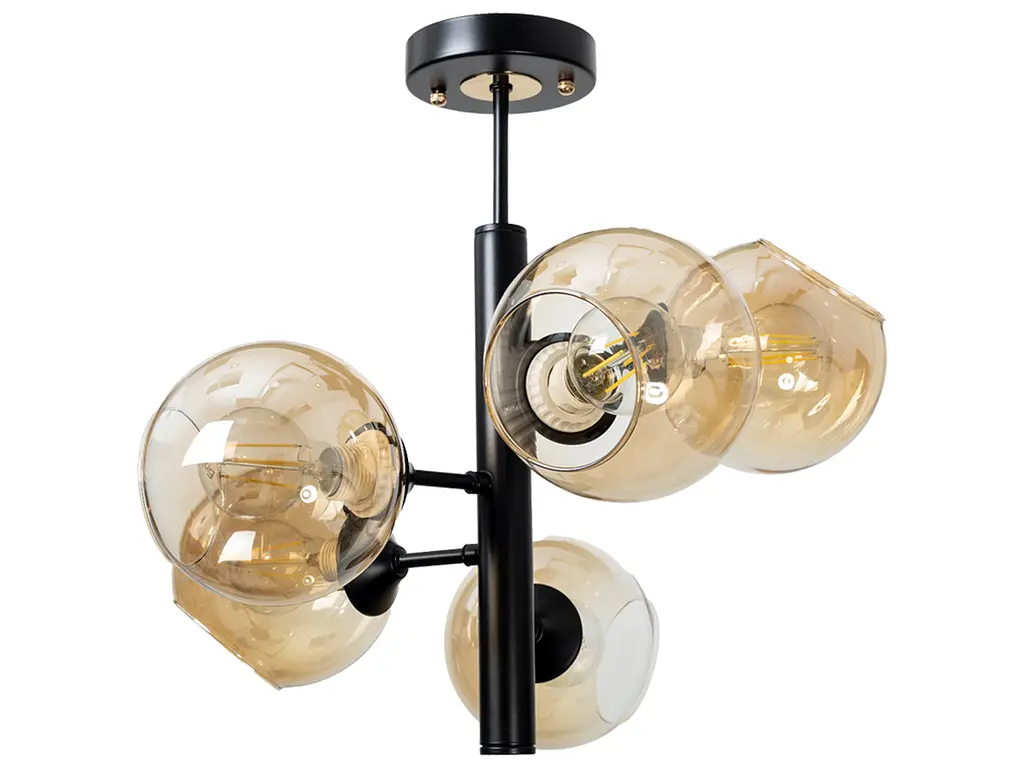 Люстра Brille BL-518S/5 E27 BK+FG - фото 2