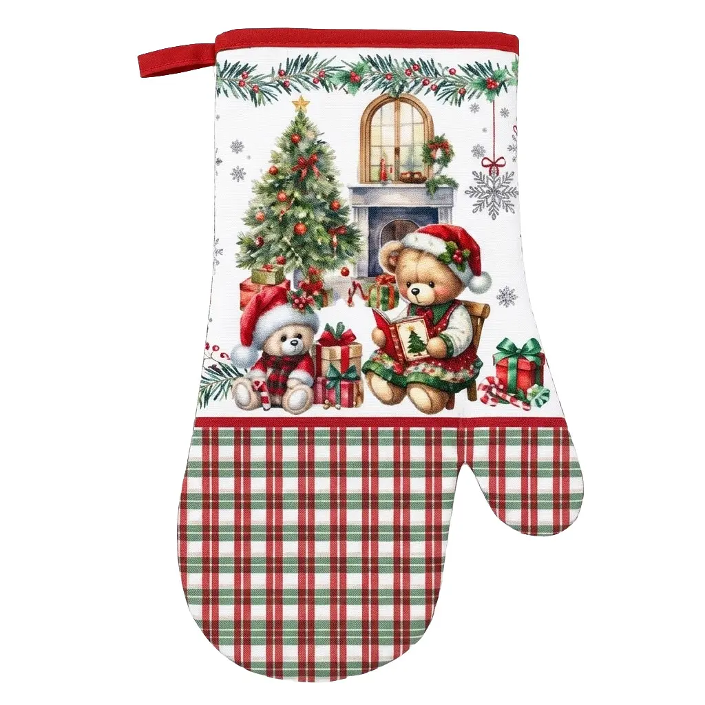 Рукавичка Ardesto Christmas Bears зелений 18 х 30 см (ART05BR)