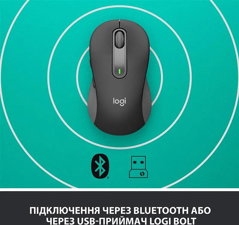 Миша бездротова Logitech Signature M650 L Graphite (910-006236) - фото 6