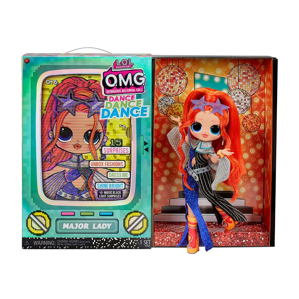 Игровой набор с куклой L.O.L. Surprise O.M.G. Dance Леди-Крутышка (117889) - фото 9