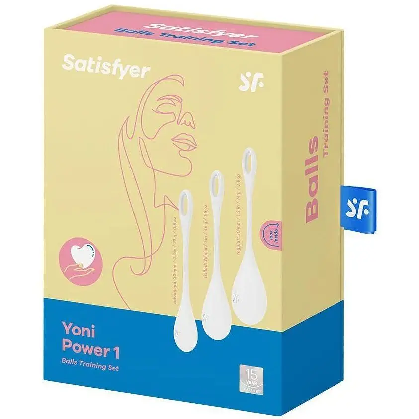 Набір йоні намистин Satisfyer Yoni Power 1 Білий - фото 4
