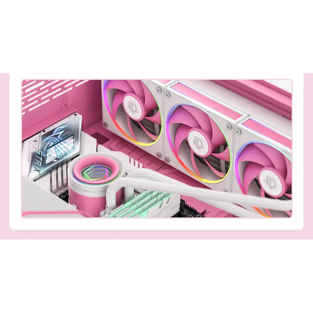 Система водяного охолодження ID-COOLING FX360 INF Pink [148467] - фото 10