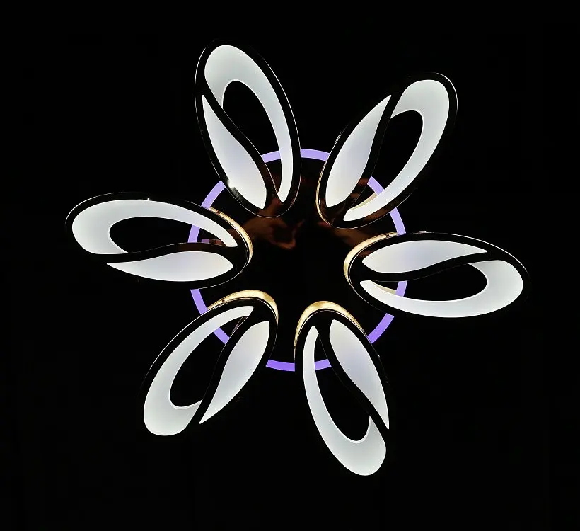 LED люстра світильник з пультом і підсвічуванням Splendid-Ray 30-3982-05 - фото 5