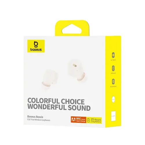 Навушники Baseus Bowie E18 True Wireless Earphones білий A00023800223-00 - фото 4