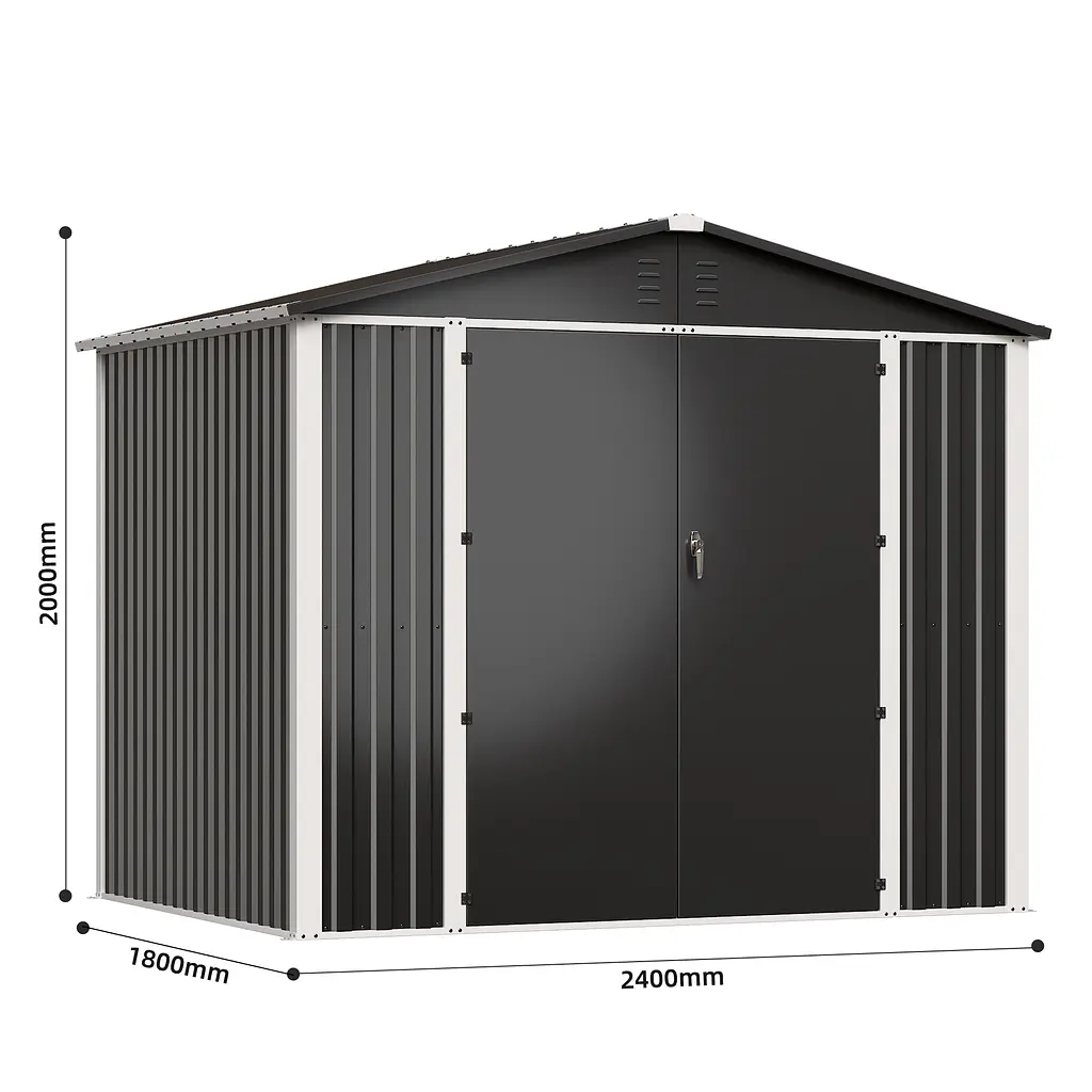 Госпблок-сарай металевий DS-03 CUSTOMIZED (200х240х180см.)   - фото 2