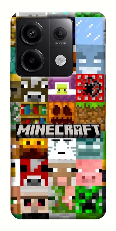 Чохол Demsky Minecraft collage для Xiaomi Redmi Note 13 Pro 4G