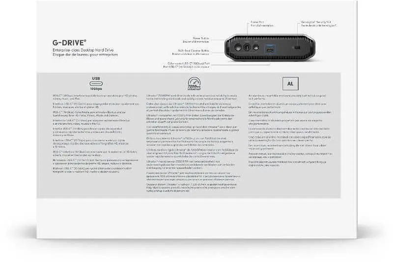 SSD накопичувач anDisk Professional G-DRIVE 12 ТБ 2022 (SDPHF1A-012T-MBAAD) - фото 6