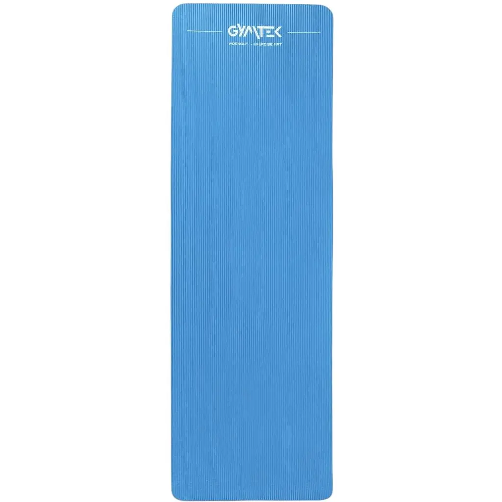 Коврик для йоги и фитнеса Gymtek NBR 1 см голубой - фото 2