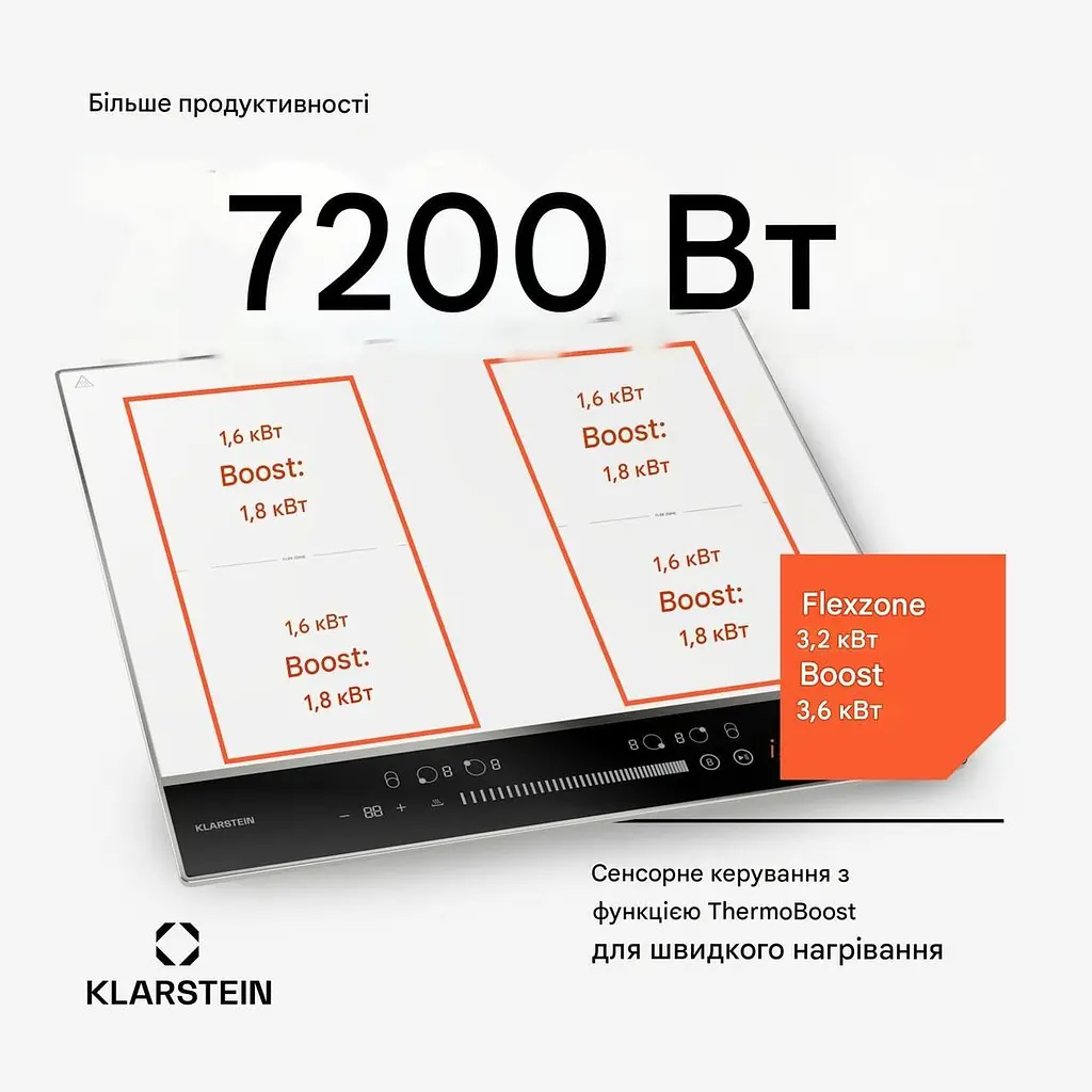 Индукционная плита Klarstein DualTone Flex 59см (10046721) - фото 7