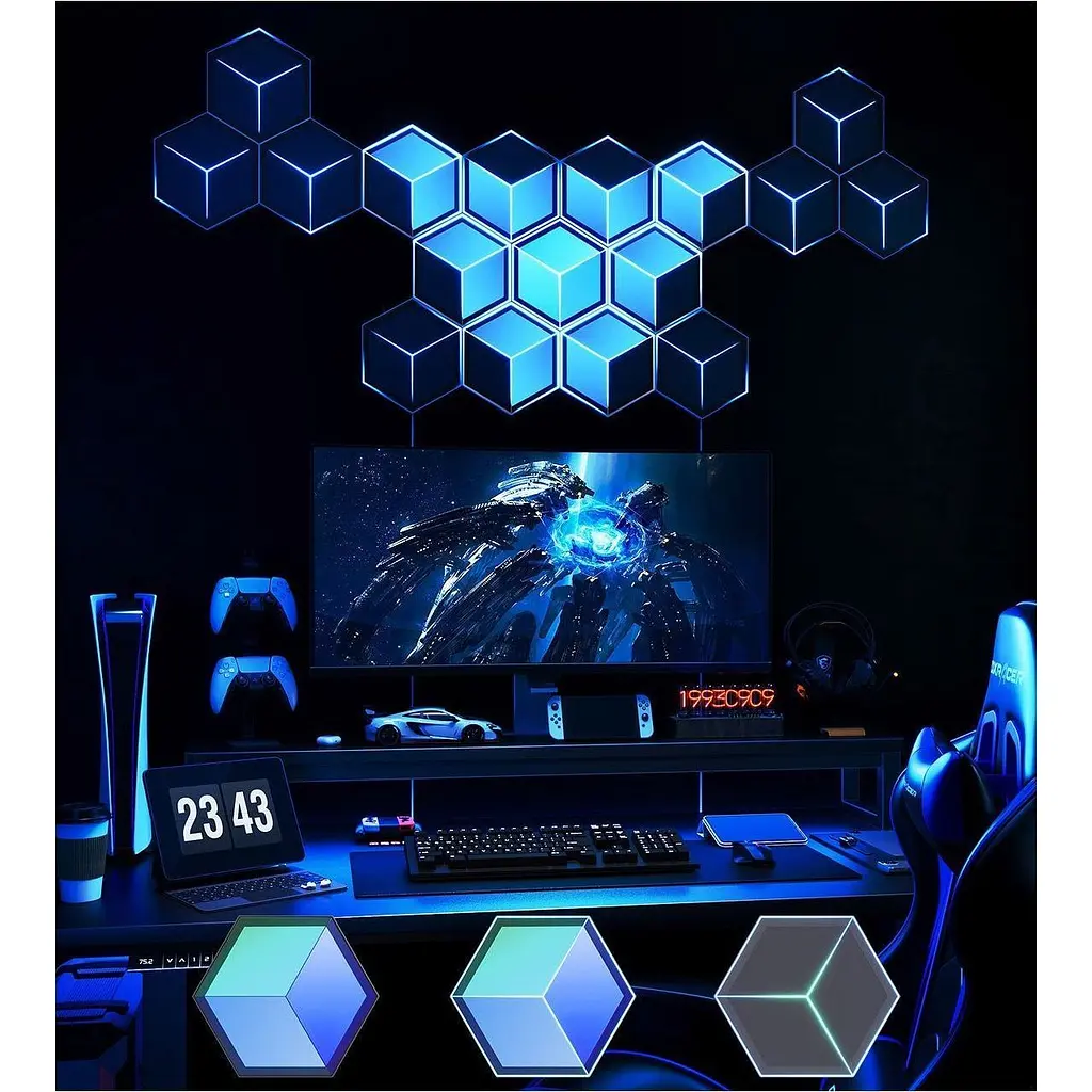 Набір світильників Govee H606A Glide Hexagon Light 7шт [158579] - фото 3