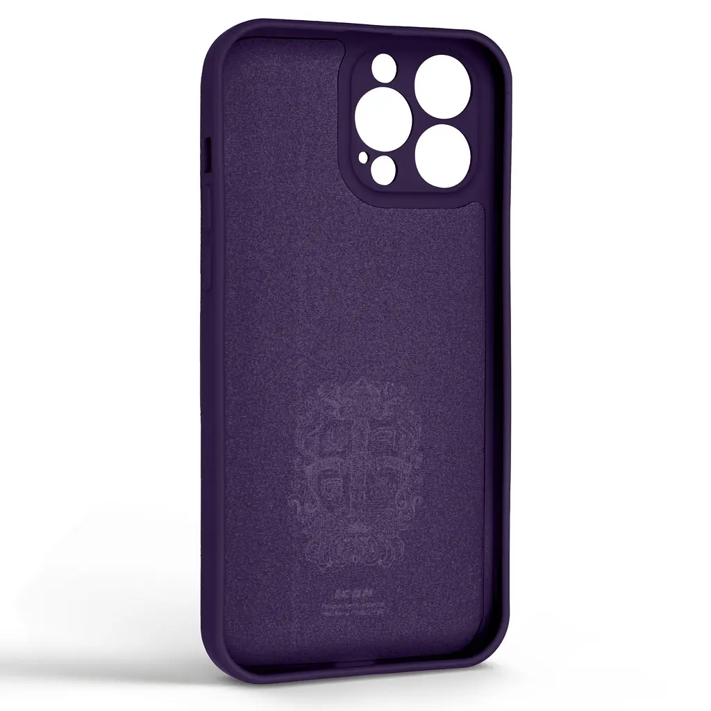 Силиконовый чехол для Apple iPhone 13 Pro Max, Icon Ring, фиолетовый, панель-накладка, с кольцом-подставкой на 360°, противоударный, возможность использования магнитных держателей, ArmorStandart (ARM68679) - фото 2