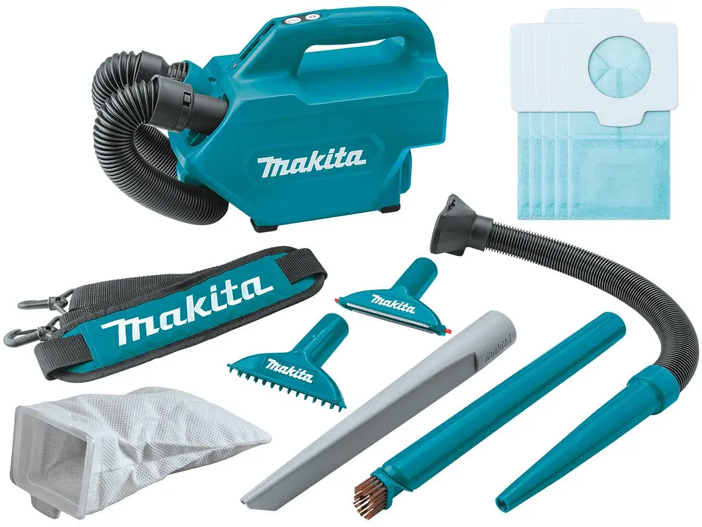 Пилосос акумуляторний для транспортних засобів Makita DCL184Z (54 мбар, 1.4 м3/хв, LXT, без акумуляторів та зарядного пристрою) - фото 2
