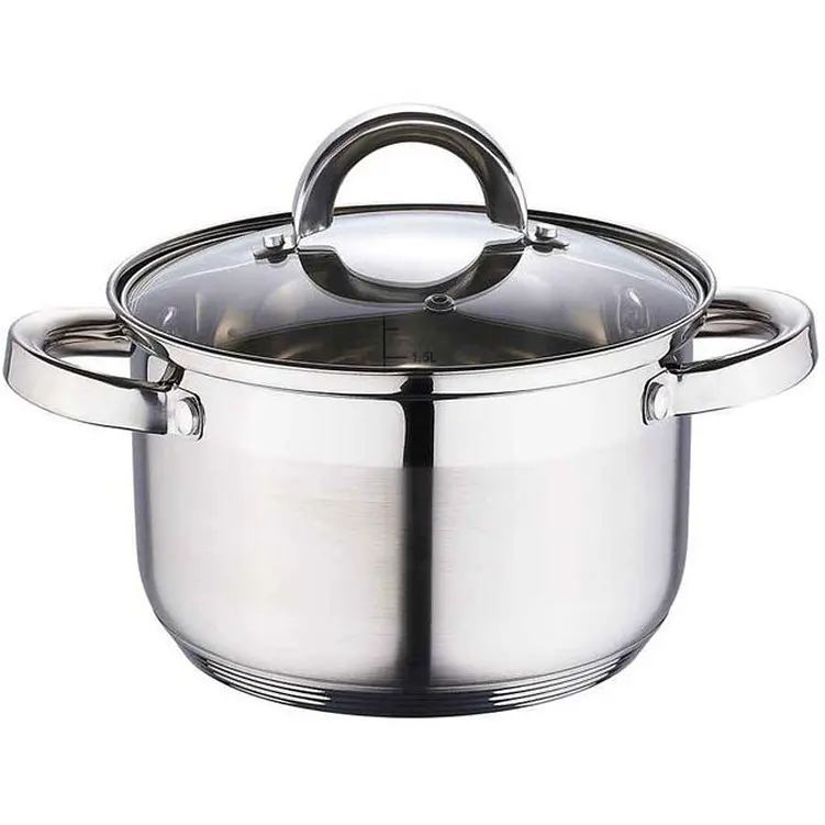 Каструля Renberg з кришкою 3.6 л 20х12.5 см (RB-2203) - фото 1