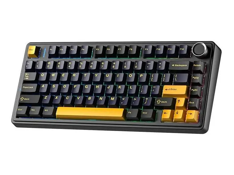 Клавіатура Aula F75 Kailh Pink Switch Black (6978080504890) - фото 2