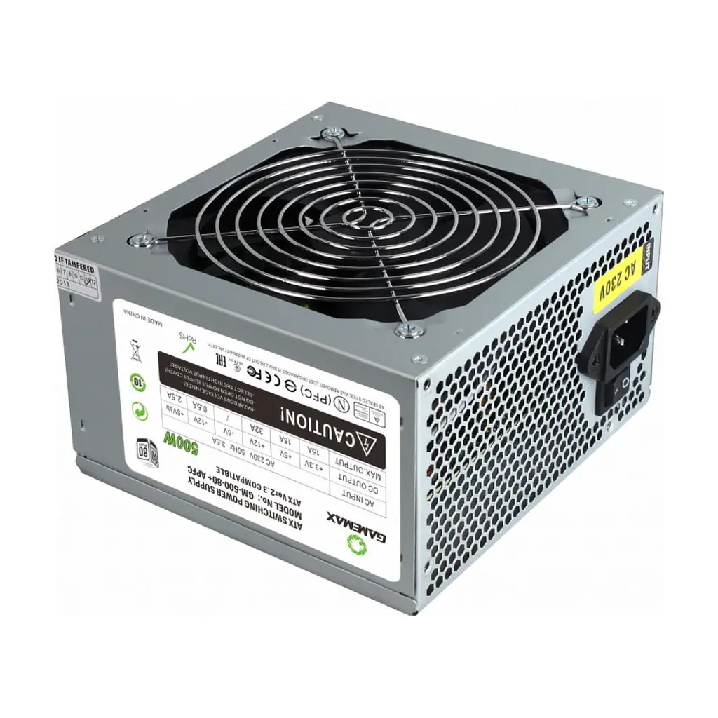 Блок живлення Gamemax 500W (GM-500 80+ APFC)