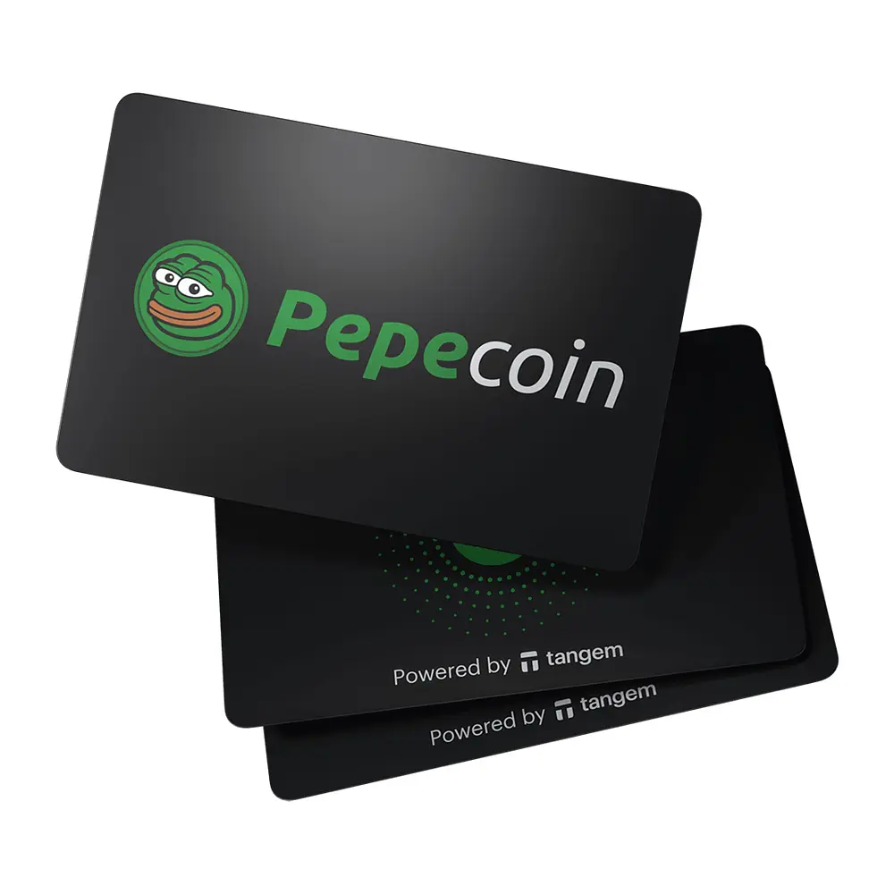 Криптогаманець Tangem 2.0 Wallet Pepe Coin набір з 3 карток (TG-PEPE) - фото 2