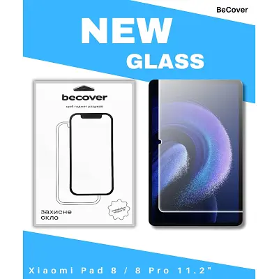 Скло захисне BeCover Xiaomi Pad 8 / 8 Pro 11.2" Clear (714575) - фото 2