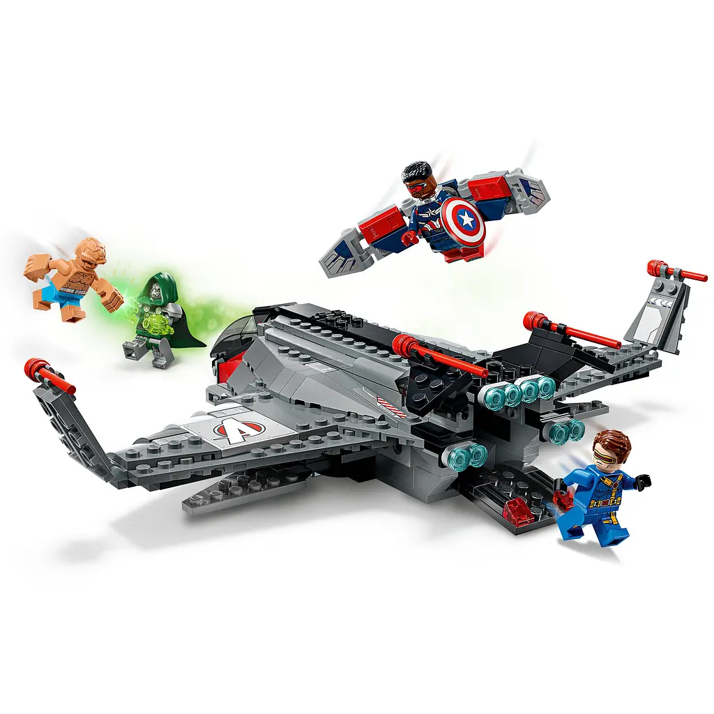 Конструктор LEGO Super Heroes Marvel Месники: Судний день Квінджет 433 ел. (76347) - фото 6