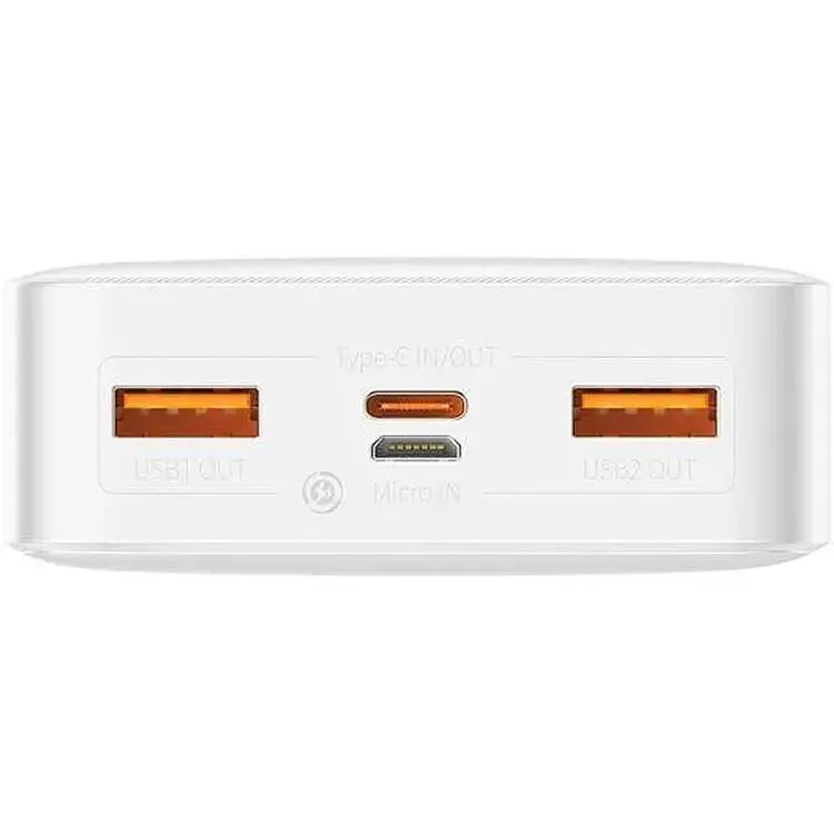 Портативна батарея Baseus Bipow Digital Baseus Bipow Digital Display 20000 mAh 20W PPDML-M02 White - фото 4