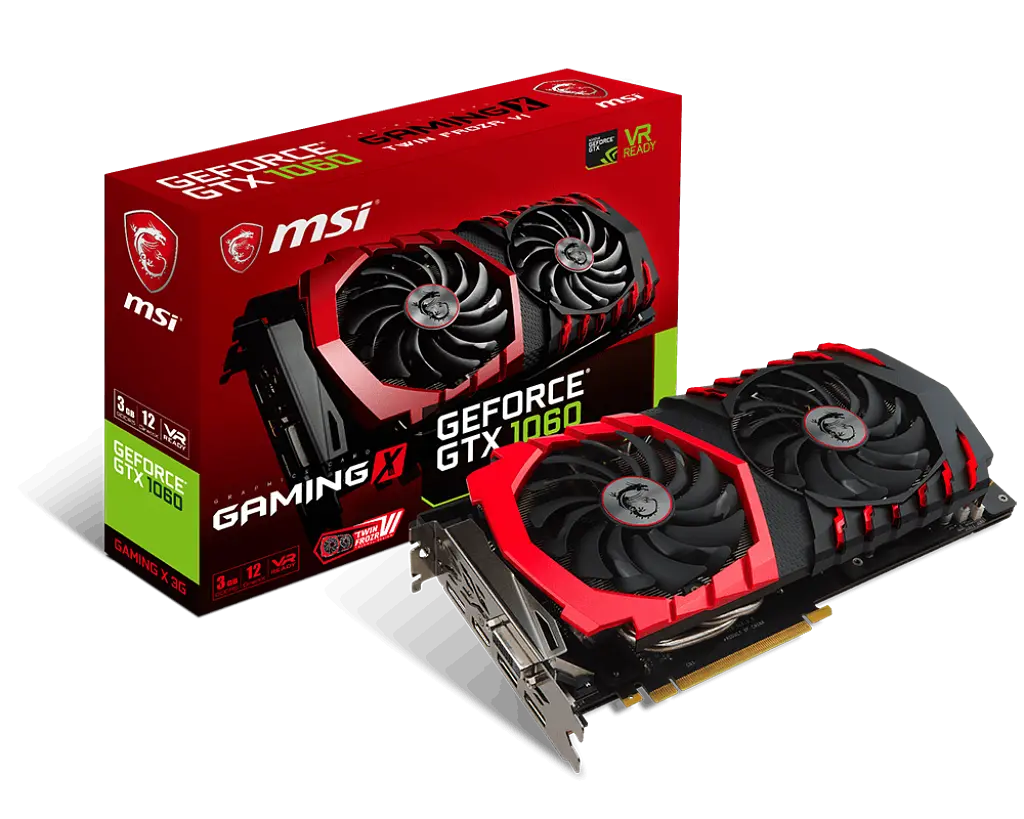 Відеокарта GeForce GTX 1060 3GB MSI Gaming X (GTX 1060 GAMING X 3G) Б/В - фото 2