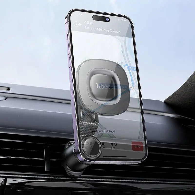 Автотримач Hoco H74 Crown Magnetic Black (646895) [151309] - фото 8
