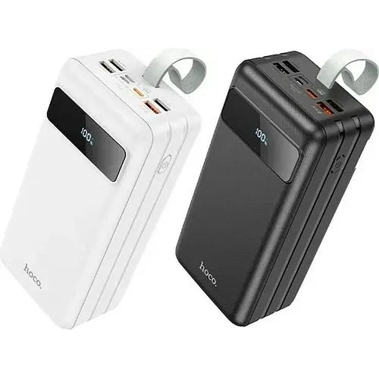 Портативна батарея Hoco J86B Electric 22.5W PD20W QC LCD Lamp 60000 mAh White - фото 3