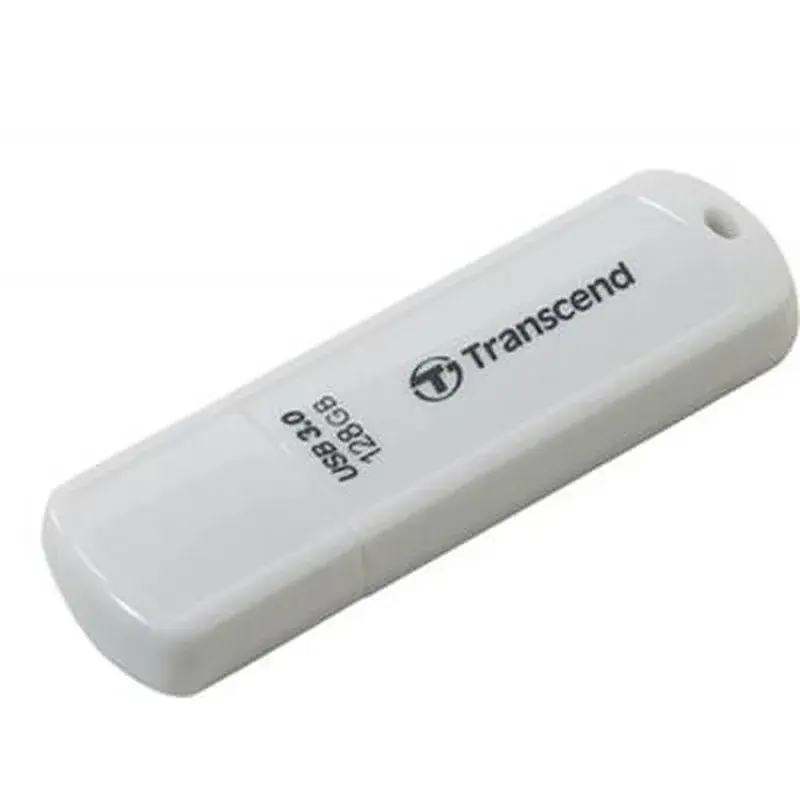 USB флеш накопичувач Transcend 128GB JetFlash 730 White USB 3.0 (TS128GJF730) - фото 2