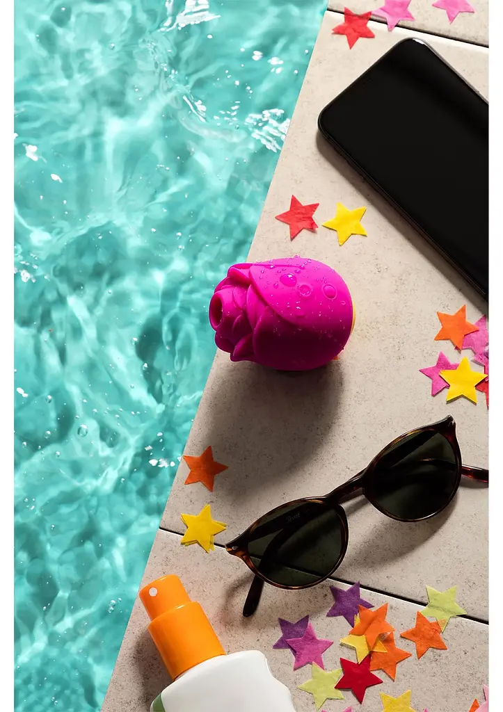 Вакуумный стимулятор клитора Romp Rose розовый - фото 7