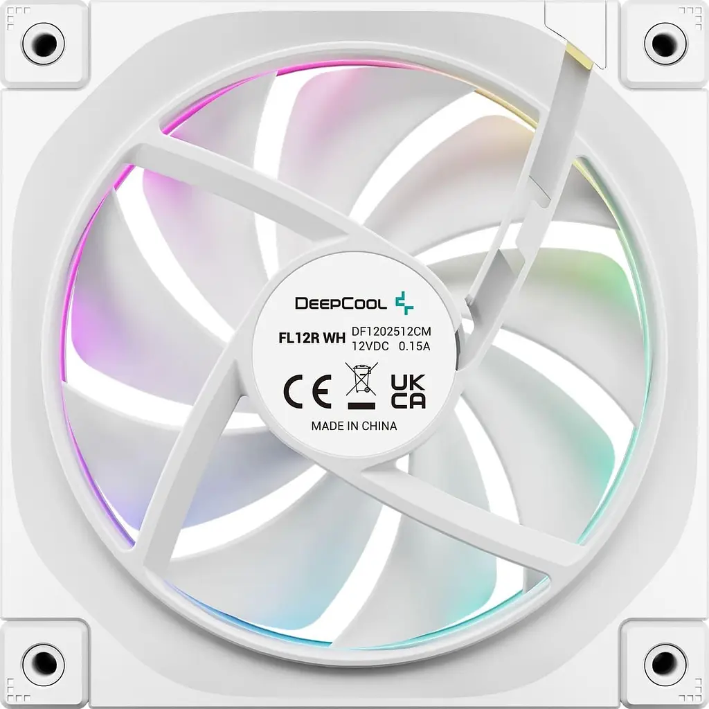 Вентилятор Deepcool FL12R 120мм ARGB Reverse White (R-FL12R-WHAPN1-G) - фото 4