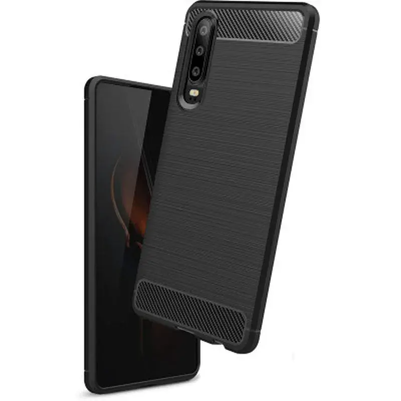 Чохол до мобільного телефона Laudtec для Huawei P30 Carbon Fiber (Black) (LT-P30B) - фото 2