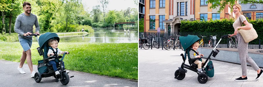 Дитячий триколісний велосипед Kinderkraft EasyTwist 5 в 1 mauvelous pink (5902533914494) - фото 14